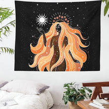 Load image into Gallery viewer, Indian Moon Phase Girl Mandala Tapestry Wall Hanging Boho decor macrame hippie Witchcraft Tapestry wall decoration cloth
