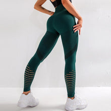 Load image into Gallery viewer, Women Yoga Pants Sports Running Sportswear Stretchy Fitness Leggings Seamless Athletic Gym Compression Tights Pants
