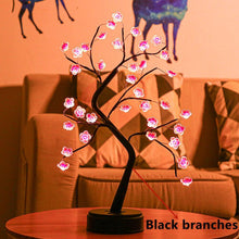 Load image into Gallery viewer, LED Night Light Mini Christmas Twinkling Tree Copper Wire Garland Lamp For Holiday Home Kids Bedroom Decor Luminary Fairy Lights
