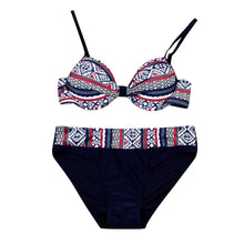 Load image into Gallery viewer, Women Sexy Bikini Sets Triangle Print Fashion Swimwear
