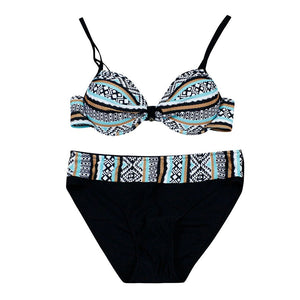 Women Sexy Bikini Sets Triangle Print Fashion Swimwear