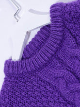 Load image into Gallery viewer, Loose Purple Long Sweater

