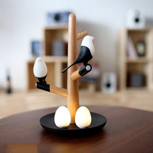 Load image into Gallery viewer, Magpie Bird USB Charger Night Light Intelligent Vibration Induction LED Desk Lamp Small Eggs LED Light Home Decor Lamp Gifts
