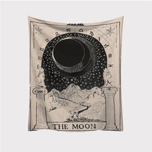 Load image into Gallery viewer, Mandala Tapestry Tarot Card  Wall Hanging Astrology Divination Witchcraft Room Decor Bedspread Throw Cover Sun Moon Wall Decor
