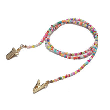 Load image into Gallery viewer, Face Mask Chain Women Men Boho Colorful Beads Length Neck Chain Accessories Adjustable Necklaces Strap Holder Safety
