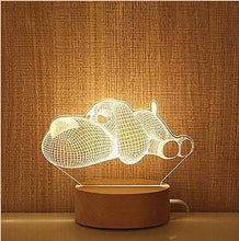 Load image into Gallery viewer, New Dog Folding Wood 3d Lamp Bedroom Children's Room Christmas Gift  3d Night Table Lamps For Bedroom Korean Desk Lamp
