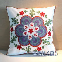 Load image into Gallery viewer, Ethnic style embroidered throw pillows sofa cushions  cushions pillow covers, no core
