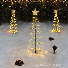 Load image into Gallery viewer, Solar Christmas Tree Outdoor Courtyard LED Lights

