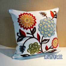 Load image into Gallery viewer, Ethnic style embroidered throw pillows sofa cushions  cushions pillow covers, no core
