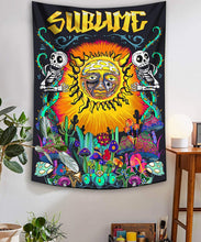 Load image into Gallery viewer, New psychedelic mushroom tapestry dream plant wall tapestry Galaxy space tapestry starry sky tapestry wall hanging
