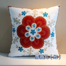 Load image into Gallery viewer, Ethnic style embroidered throw pillows sofa cushions  cushions pillow covers, no core
