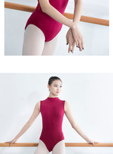 Load image into Gallery viewer, Dance training suit female adult ballet black backless gymnastics body suit dancing suit performance dance suit
