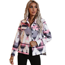 Load image into Gallery viewer, Ladies Lapel Wool Short Coat Jacket Top
