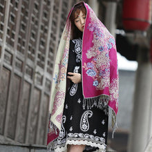 Load image into Gallery viewer, Nepal Ethnic style shawl scarf
