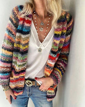 Load image into Gallery viewer, Sweater knitted cardigan thin coat loose coat women
