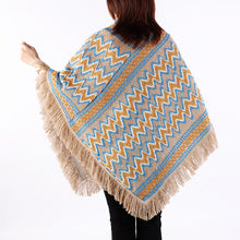 Load image into Gallery viewer, Warmth in autumn and winter, the head shawl of the river loop wears the national custom Su sweater in the sky, and the ancient folk wind blows the opposite side
