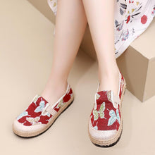 Load image into Gallery viewer, Single shoe women&#39;s retro trend flat casual old Beijing women&#39;s shoes lazy one foot fisherman shoes
