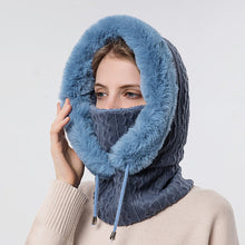 Load image into Gallery viewer, Outdoor cycling hood cold ski hat warm bib neck mask integrated cold pullover hat
