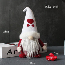 Load image into Gallery viewer, Hooded faceless doll dwarf Santa Claus plush doll decorative ornaments
