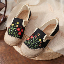Load image into Gallery viewer, New Spring/autumn National Style Women&#39;s Shoes Small Daisy Cloth Shoes Embroidery Big Head Han Clothing Shoes
