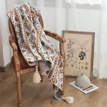 Load image into Gallery viewer, Sun Blanket Knitted Bohemian Air Conditioning Blanket Nap Blanket Sofa Cover Blanket
