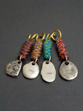 Load image into Gallery viewer, Small pendant sterling S925 silver accessories Tibetan Vajra Corpse Tuolin Master Wakes up the Lion Hand carry Vajra pestle Ah Dun
