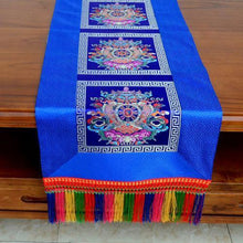 Load image into Gallery viewer, Tibetan-style folk tablecloth retro long table tea tablecloth Buddha hall decoration

