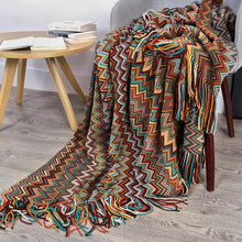 Load image into Gallery viewer, Bohemia sofa blanket cover blanket summer knitted blanket air conditioning blanket
