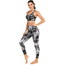 Load image into Gallery viewer, Yoga Pants Women High Waist Hip Grinding Fitness Pants Elastic Tight Quick Dry Print Yoga Pants
