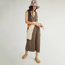 Load image into Gallery viewer, Beach BlouseVest Knit BlouseBeach Knit Resort Skirt
