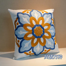 Load image into Gallery viewer, Ethnic style embroidered throw pillows sofa cushions  cushions pillow covers, no core
