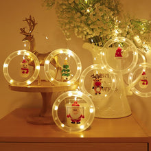 Load image into Gallery viewer, Christmas lights string Santa cartoon curtain lights LED lights room window decoration
