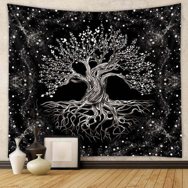 Bohemian tapestry room decoration hanging cloth Datura decorative cloth tapestry