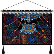 Load image into Gallery viewer, Customized Tibetan fabric tapestry Tibet hanging cloth homestay decoration hotel restaurant living room bedroom bedside cloth painting tapestry
