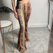 Load image into Gallery viewer, New fashion bohemian print slacks for autumn
