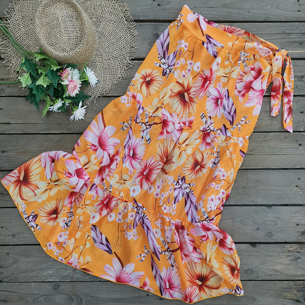 Split bikini three-piece bikini bikini lotus leaf side sling back strap swimsuit