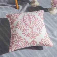 Load image into Gallery viewer, Towel embroidered cushion cover pillow cover 45x45 cotton canvas backrest sofa fresh Nordic fashion

