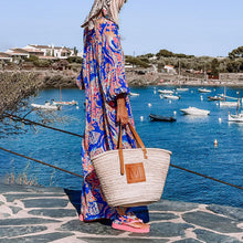 Load image into Gallery viewer, Dress women&#39;s autumn long sleeve resort print long dress casual fashion
