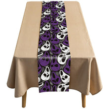 Load image into Gallery viewer, Halloween table flag bat ghost dwarf linen tablecloth
