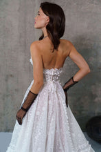 Load image into Gallery viewer, Summer new women&#39;s lace sexy tube top swing dress
