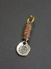 Load image into Gallery viewer, Small pendant sterling S925 silver accessories Tibetan Vajra Corpse Tuolin Master Wakes up the Lion Hand carry Vajra pestle Ah Dun

