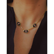 Load image into Gallery viewer, Fashion Trend Design Vintage Horse Eye Mystery Necklace Cuban Chain
