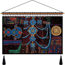 Load image into Gallery viewer, Customized Tibetan fabric tapestry Tibet hanging cloth homestay decoration hotel restaurant living room bedroom bedside cloth painting tapestry
