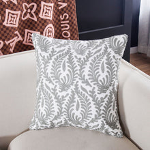 Load image into Gallery viewer, Towel embroidered cushion cover pillow cover 45x45 cotton canvas backrest sofa fresh Nordic fashion
