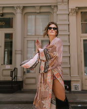 Load image into Gallery viewer, Beach smock rayon crane positioning holiday robe bikini sunscreen Cover-up
