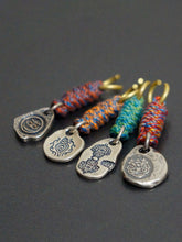 Load image into Gallery viewer, Small pendant sterling S925 silver accessories Tibetan Vajra Corpse Tuolin Master Wakes up the Lion Hand carry Vajra pestle Ah Dun
