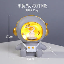 Load image into Gallery viewer, Cartoon astronaut  nightlight resin ornaments creative gift piggy bank decoration for children's birthday
