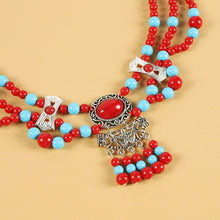 Load image into Gallery viewer, Tibetan style retro ethnic style forehead decoration exotic style forehead chain.headwear
