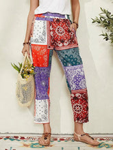 Load image into Gallery viewer, Digital print women&#39;s floral pants
