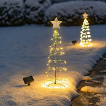 Load image into Gallery viewer, Solar Christmas Tree Outdoor Courtyard LED Lights
